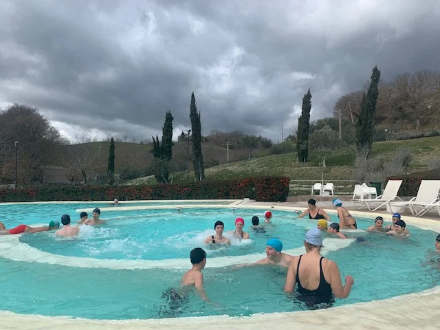 nuoto salutistico nelle piscine termali di Chianciano