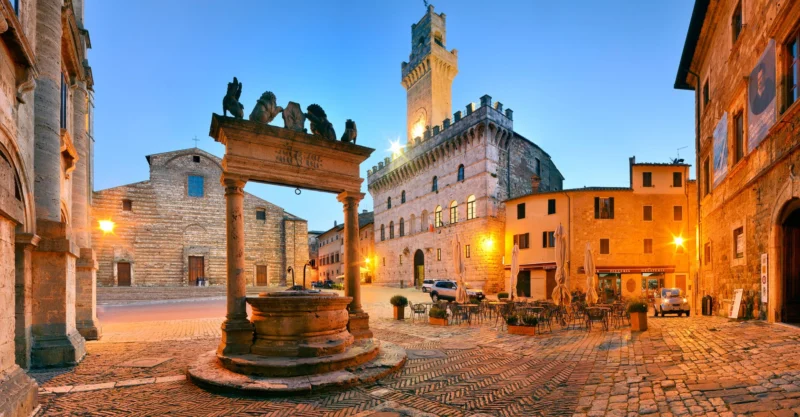 Montepulciano, la piazza grande medievale