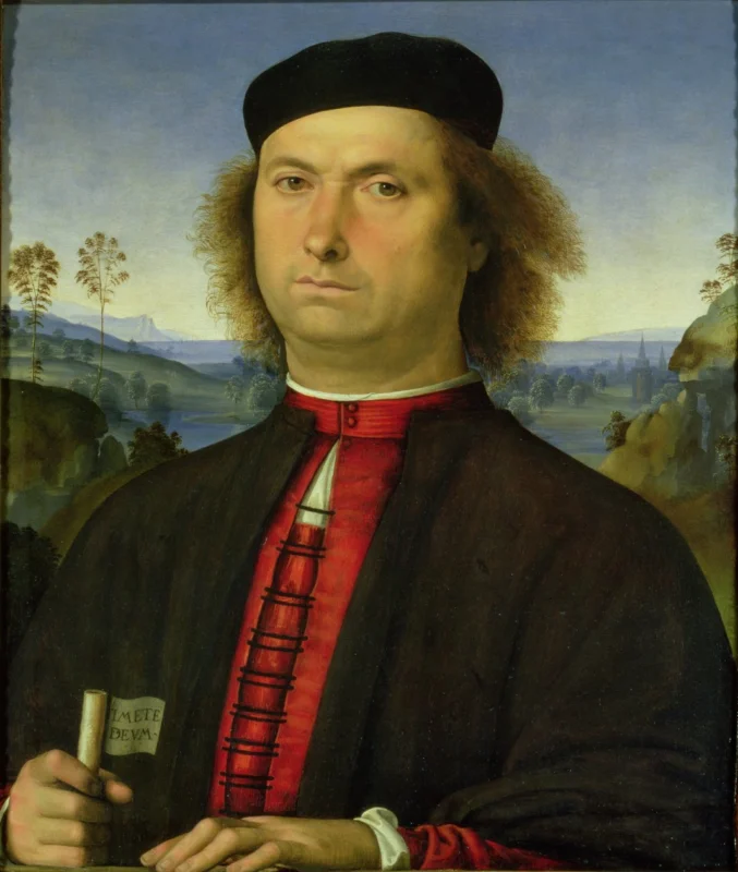 Pietro Perugino, ritratto di Francesco delle Opere (1494)